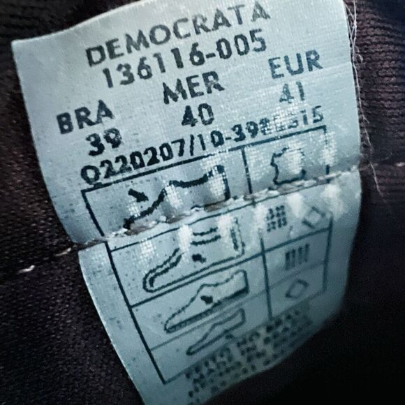 Democrata Brown Worn Distressed Brazilian Leather Lace up Mens Sneakers - Size 8 - Picture 8 of 8